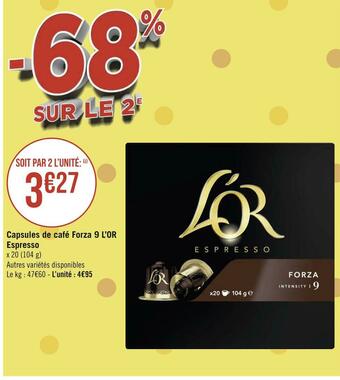 Géant Casino Lavazza café moulu espresso italiano offre