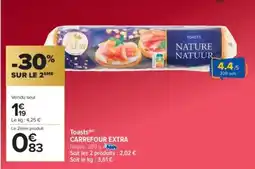 Carrefour Market CARREFOUR EXTRA Toasts offre