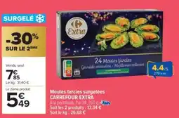 Carrefour Market CARREFOUR EXTRA Moules farcies surgelées offre