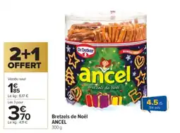 Carrefour Market ANCEL Bretzels de Noël offre
