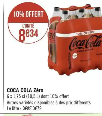 Géant Casino Coca cola coca cola zéro offre