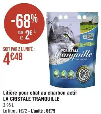 Géant Casino Litière pour chat au charbon actif offre