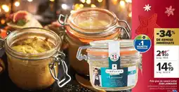Carrefour Market JEAN LARNAUDIE Foie gras de canard entier offre