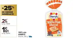 Carrefour Market HARRYS 100% mie offre