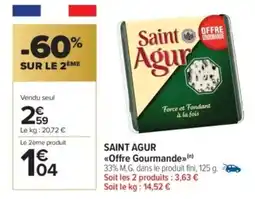 Carrefour Market SAINT AGUR Offre Gourmande offre
