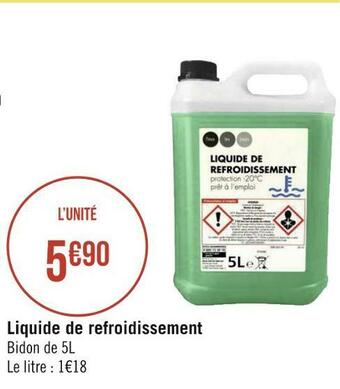 Géant Casino Liquide de refroidissement offre