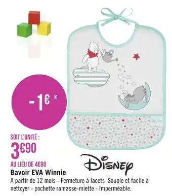 Disney bavoir eva winnie