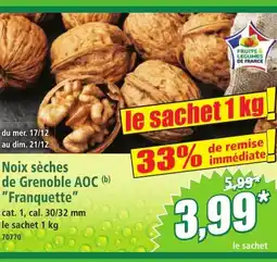 Norma Noix sèches de Grenoble AOC offre