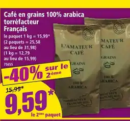 Norma Café en grains 100% arabica torréfacteur Français offre