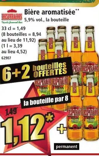 DESPERADOS Bière aromatisée