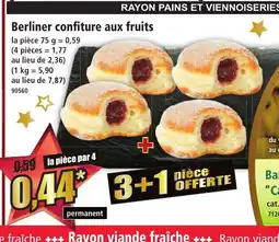 Norma Berliner confiture aux fruits offre