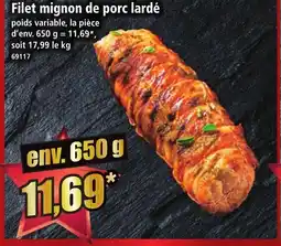 Norma Filet mignon de porc lardé offre