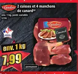Norma LE GAULOIS 2 cuisses et 4 manchons offre