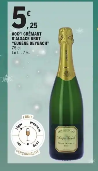 EUGÈNE DEYBACH Aoc crémant d'alsace brut