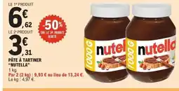 E.Leclerc Express NUTELLA Pâte à tartiner offre