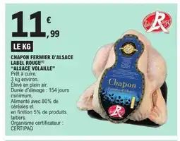 E.Leclerc Express Chapon fermier d'alsace label rouge offre