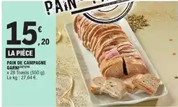 E.Leclerc Express Pain de campagne garni offre