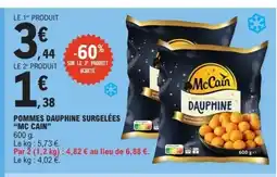 E.Leclerc Express MC CAIN Pommes dauphine surgelées offre