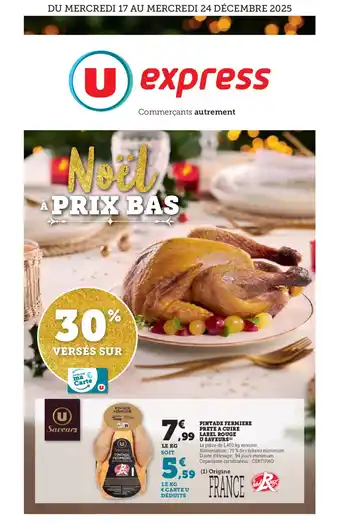 Pintade fermiere prete a cuire label rouge u saveurs