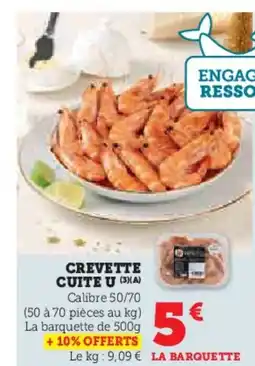 U Express Crevett cuite u offre