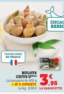 U Express Bulots cuits u offre