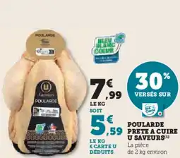 U Express Poularde prete a cuire u saveurs offre
