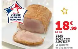 U Express Veau roti a rotir offre