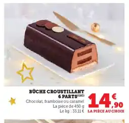 U Express Bûche croustillant 6 parts offre