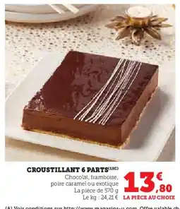U Express Croustillant 6 parts offre