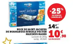 U Express MARES Noix de saint jacques de normandie surgele pecten maximus offre