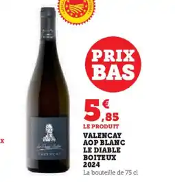 U Express Valencay aop blanc le diable boiteux 2024 offre