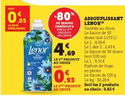 Hyper U LENOR Assouplissant offre