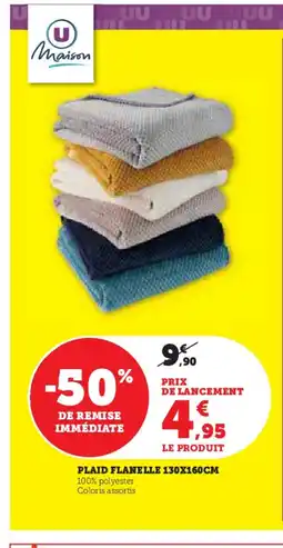 Hyper U Plaid flanelle offre