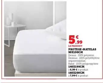 Hyper U Protege-matelas offre