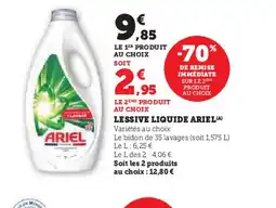 Hyper U ARIEL Lessive liquide offre