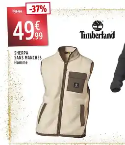 Intersport TIMBERLAND Sherpa sans manches homme offre