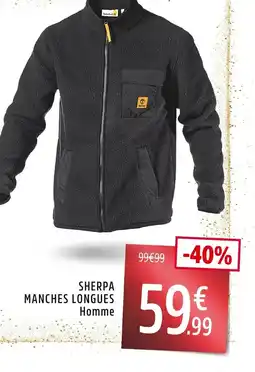 Intersport Sherpa manches longues homme offre