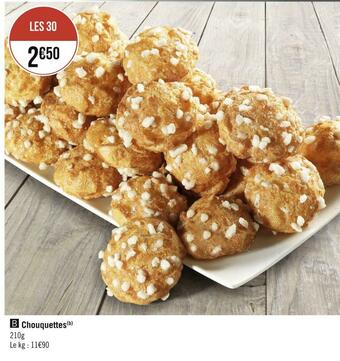 Géant Casino Chouquettes offre