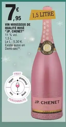 E.Leclerc JP. CHENET Vin mousseux de qualité rosé offre