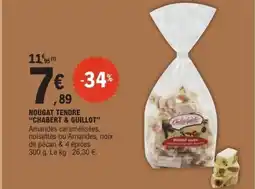 E.Leclerc CHABERT GUILLOT Nougat tendre offre
