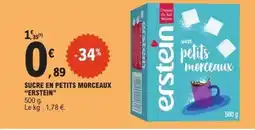 E.Leclerc ERSTEIN Sucre en petits morceaux offre