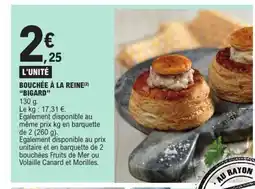E.Leclerc BIGARD Bouchée à la reine offre