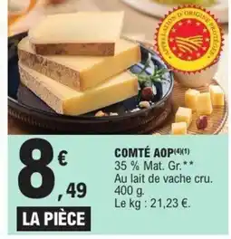 E.Leclerc Comté aop offre
