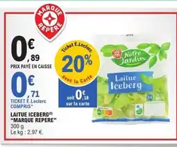 E.Leclerc MARQUE REPERE Laitue iceberg offre