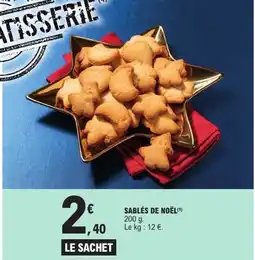 E.Leclerc Sablés de noël offre
