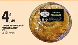 E.Leclerc MAISON ADAM Tourte au riesling offre