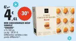 E.Leclerc ERHARD Mini cheeseburger boeuf offre
