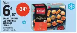 E.Leclerc ESCAL Grand coffret les raffinés surgelés offre
