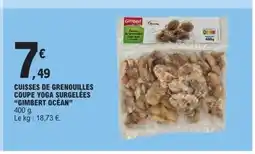 E.Leclerc GIMBERT OCÉAN Cuisses de grenouilles coupe yoga surgelées offre
