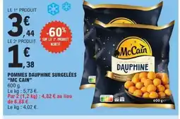 E.Leclerc MC CAIN Pommes dauphine surgelées offre